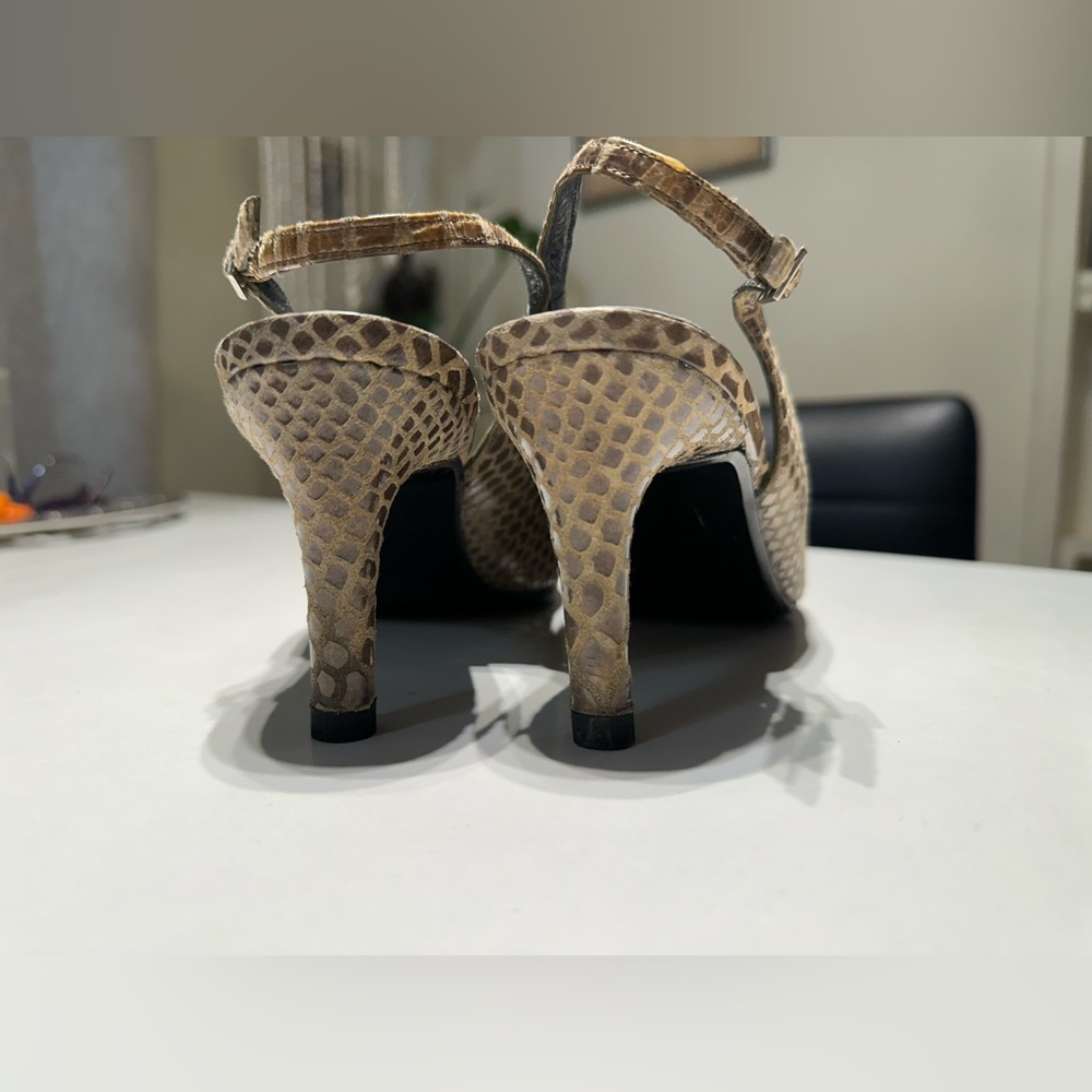 Stuart Weitzman Genuine Python Heels, Size Us 7m - image 4